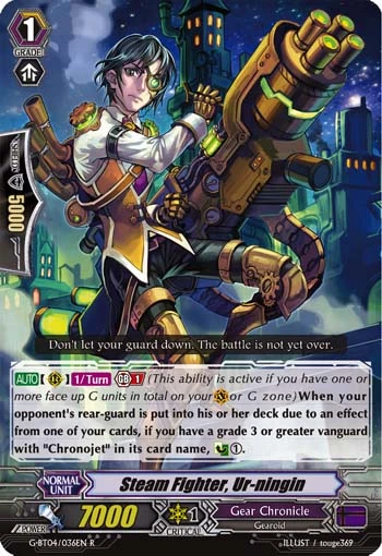 Steam Fighter, Ur-ningin