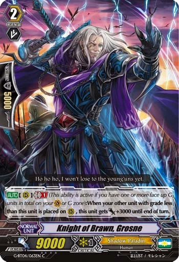 Knight of Brawn, Grosne