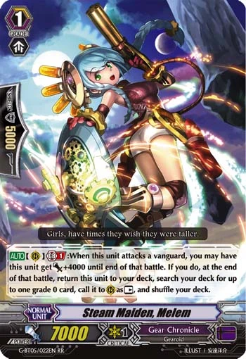 Steam Maiden, Melem