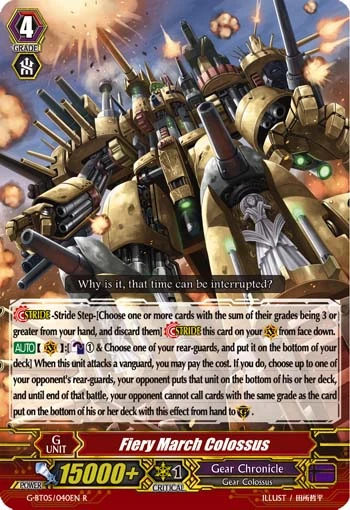 Fiery March Colossus