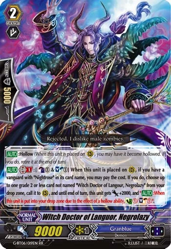 Witch Doctor of Languor, Negrolazy
