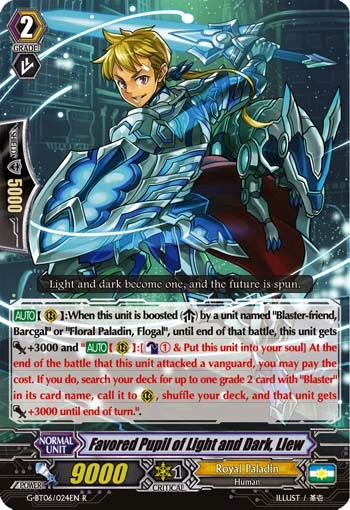Favored Pupil of Light and Dark, Llew