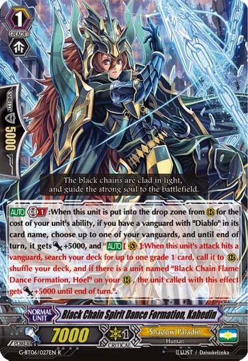 Black Chain Spirit Dance Formation, Kahedin