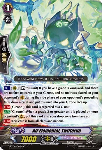 Air Elemental, Twitterun