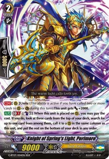 Knight of Spring's Light, Perimore