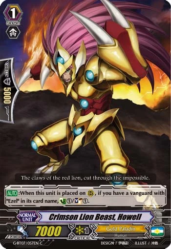 Crimson Lion Beast, Howell