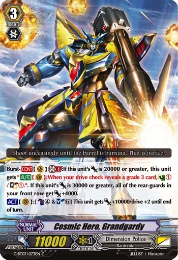 Cosmic Hero, Grandgardy