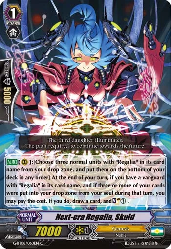 Next-era Regalia, Skuld