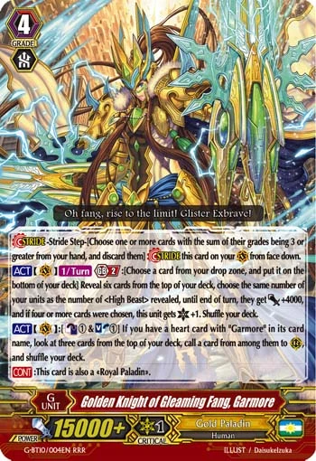 Golden Knight of Gleaming Fang, Garmore