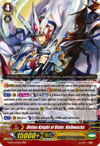Divine Knight of Valor, Halbwachs