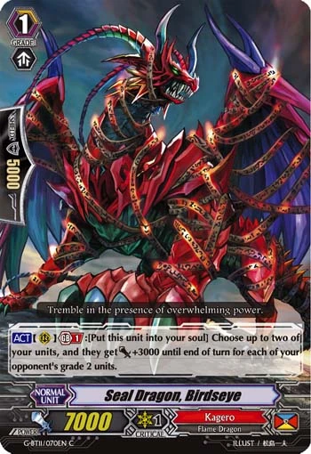 Seal Dragon, Birdseye