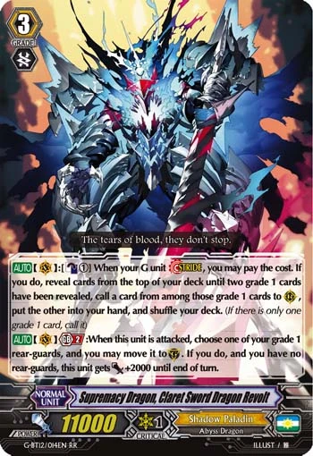 Supremacy Dragon, Claret Sword Dragon Revolt