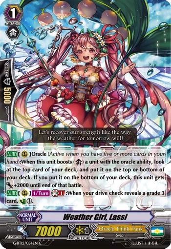 Weather Girl, Lassi