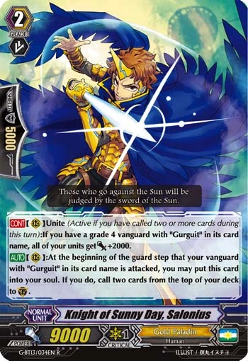 Knight of Sunny Day, Salonius