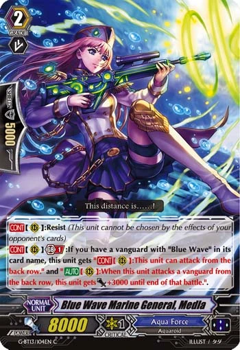 Blue Wave Marine General, Medla