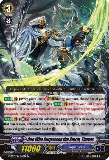 One Who Surpasses the Storm, Thavas