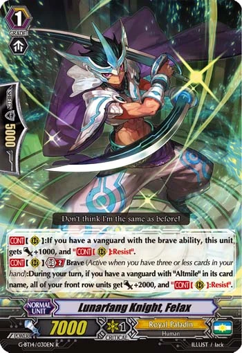 Lunarfang Knight, Felax