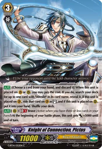 Knight of Connection, Pictus