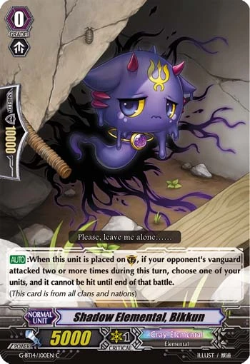 Shadow Elemental, Bikkun