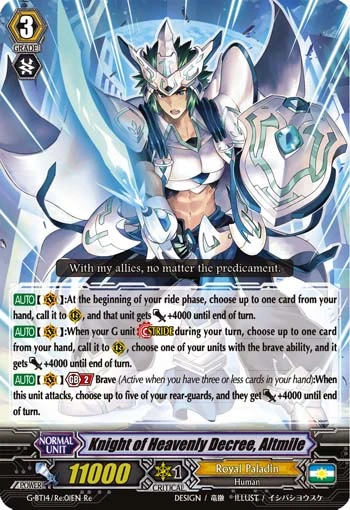 Knight of Heavenly Decree, Altmile