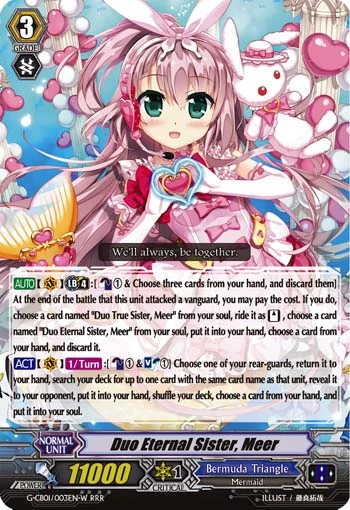 Duo Eternal Sister, Meer