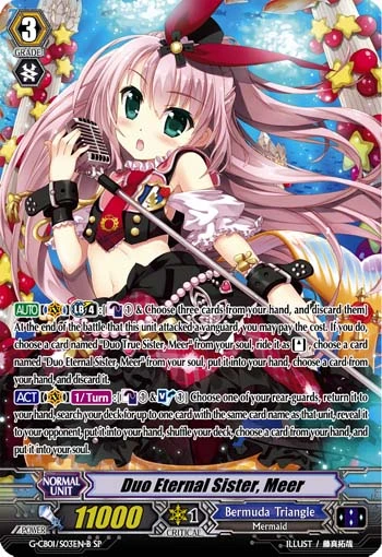 Duo Eternal Sister, Meer