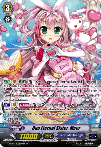Duo Eternal Sister, Meer