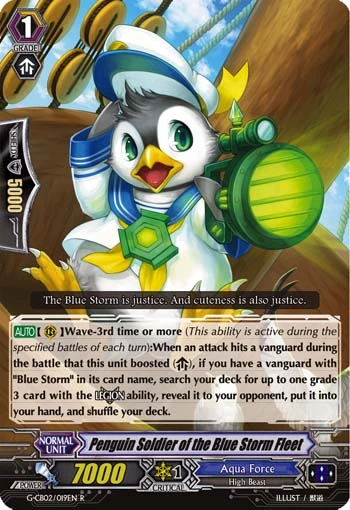 Penguin Soldier of the Blue Storm Fleet
