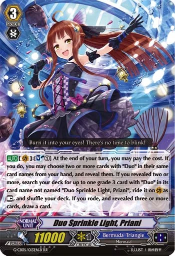 Duo Sprinkle Light, Priani