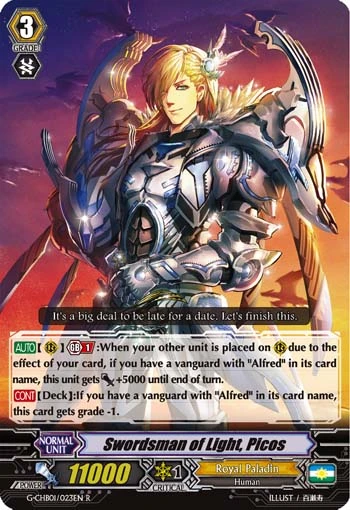 Swordsman of Light, Picos