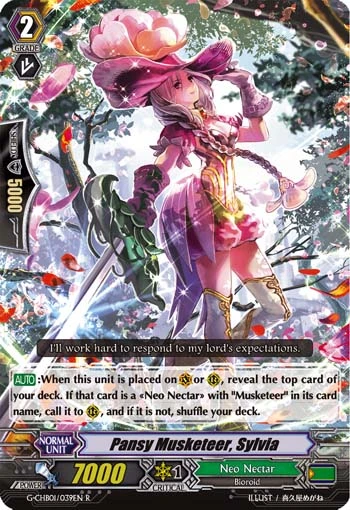 Pansy Musketeer, Sylvia