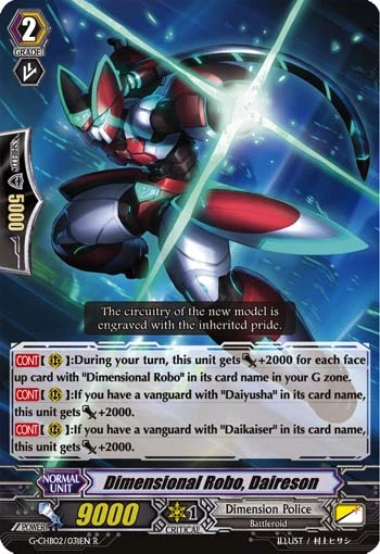 Dimensional Robo, Daireson