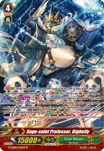 Sage-saint Professor, Bigbelly