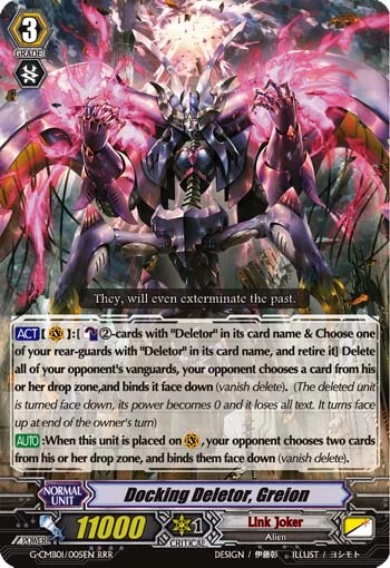 Docking Deletor, Greion
