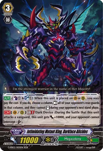 Intimidating Mutant King, Darkface Alicides