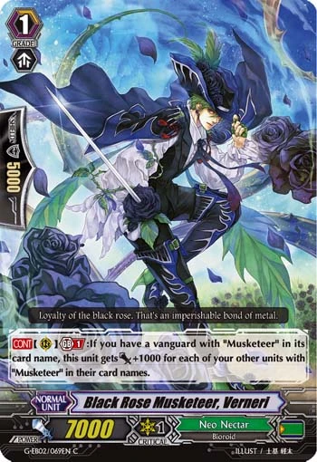 Black Rose Musketeer, Verneri
