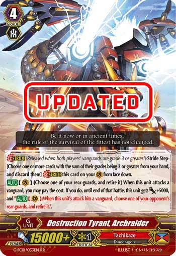 Destruction Tyrant, Archraider