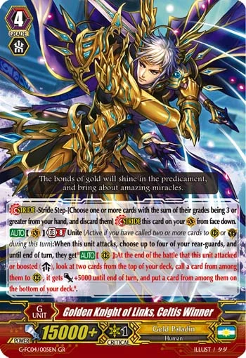 Golden Knight of Links, Celtis Winner