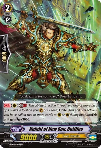 Knight of New Sun, Catillus