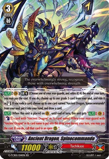 Ancient Dragon, Spinocommando