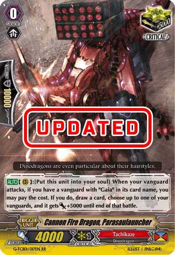 Cannon Fire Dragon, Parasaulauncher