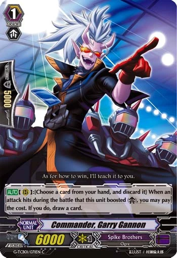 Commander, Garry Gannon