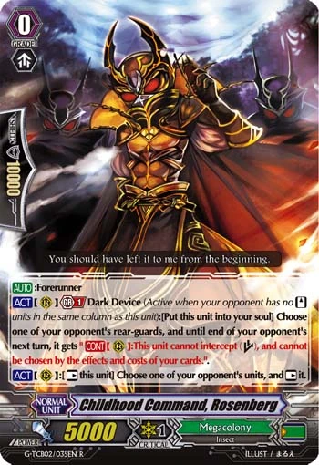 Childhood Command, Rosenberg