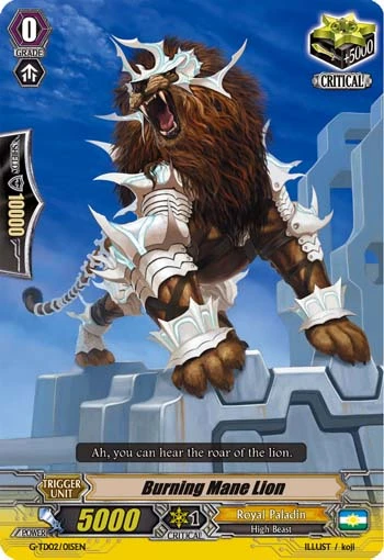 Burning Mane Lion
