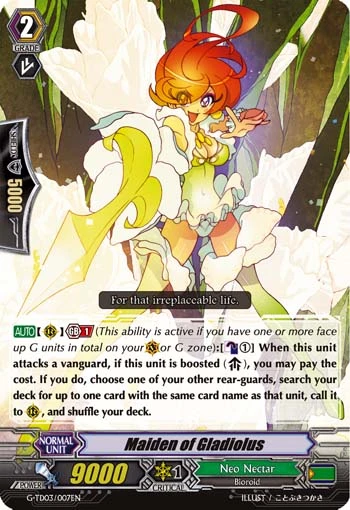 Maiden of Gladiolus