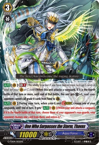 One Who Surpasses the Storm, Thavas