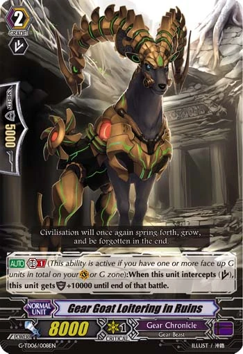 Gear Goat Loitering in Ruins