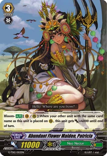 Abundant Flower Maiden, Patricia