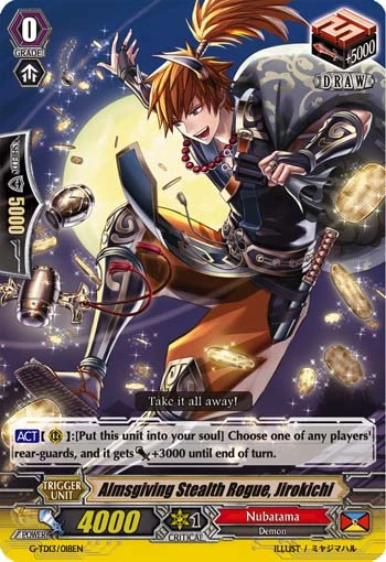 Almsgiving Stealth Rogue, Jirokichi