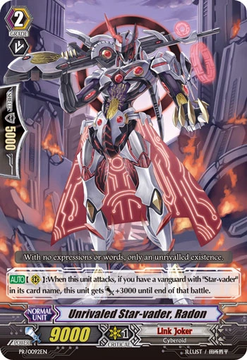 Unrivaled Star-vader, Radon